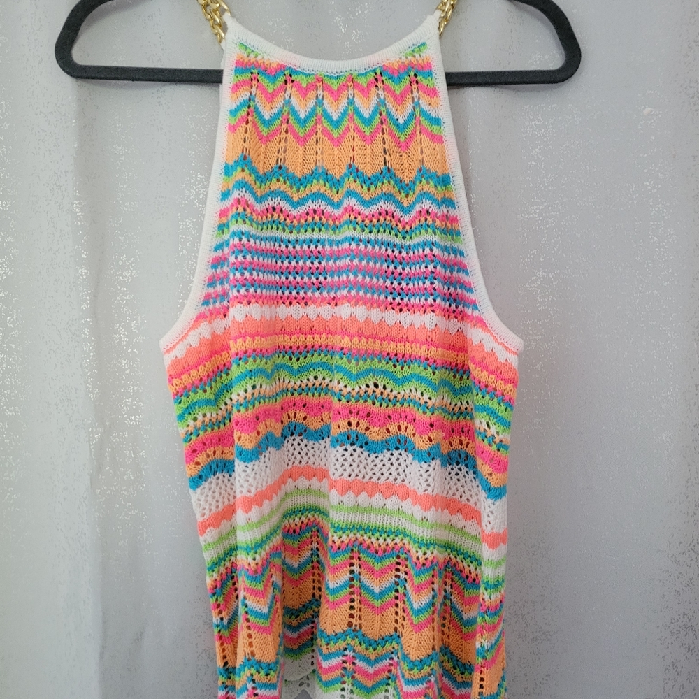 Lilly Pulitzer Crochet Chain Tank Top